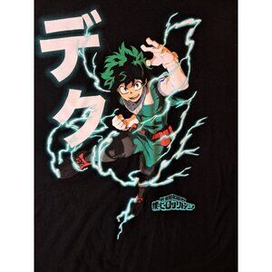 My Hero Academia Men's Izuku Midoriya Graphic Tee Size 2XL